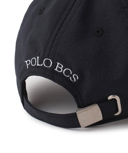 POLO BCS(ポロ ビーシーエス)の「【POLO BCS/ポロ ビーシーエス別注】サッカーストライプロゴ刺繍キャップ(キャップ・レディース・キナリ/グレー系その他/ネイビー・FREE)」の21枚目の写真