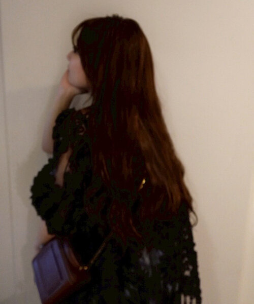 Remind me and forever（リマインドミーアンドフォーエバー）の「【@toitopoooo_____コラボ】花柄チュールブラウス（シャツ/ブラウス・レディース・オフホワイト/ブラック・FREE）」の16枚目の写真