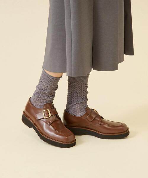 martinique（マルティニーク）の「【CONLEAD /コンリード】Lace Short（一部別注カラー）（ソックス/靴下・レディース・ライトグレー/ネイビー/ベージュ・FREE）」の4枚目の写真