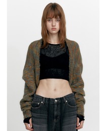 STUDIOTABLE（スタジオテーブル）の「STUDIOTABLE/スタジオテーブル BOLERO CROPPED KNIT ２way ニット ボレロ ショート丈 セーター（ニット/セーター）」
