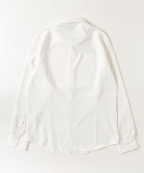 HIGH STREET（ハイストリート）の「ﾘﾌﾗｸｽｴｺｽﾄﾚｯﾁｶｯﾀｳｪｲｼｬﾂ（ビジネスシャツ・メンズ・ベージュ/ブルー/アイボリー・L/M/S/LL）」の5枚目の写真