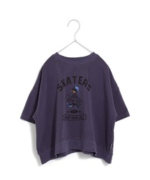 MAKE YOUR DAY（メイクユアデイ）の「製品染めミニ裏毛7分袖Tシャツ■80～140cm（Tシャツ/カットソー）」