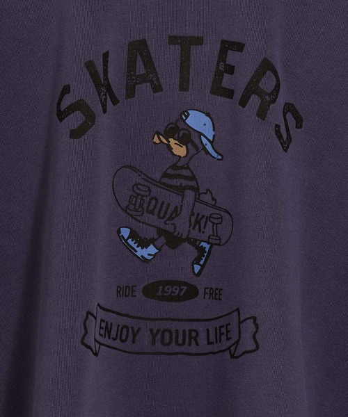 MAKE YOUR DAY(メイクユアデイ)の「製品染めミニ裏毛7分袖Tシャツ■80~140cm(Tシャツ/カットソー・キッズ・ネイビー/パープル/グリーン・140/80/110/90/120/100/130)」の15枚目の写真