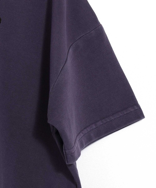 MAKE YOUR DAY(メイクユアデイ)の「製品染めミニ裏毛7分袖Tシャツ■80~140cm(Tシャツ/カットソー・キッズ・ネイビー/パープル/グリーン・140/80/110/90/120/100/130)」の16枚目の写真