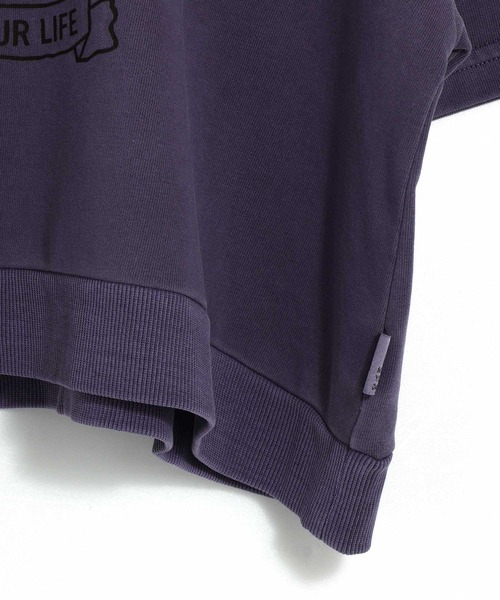 MAKE YOUR DAY(メイクユアデイ)の「製品染めミニ裏毛7分袖Tシャツ■80~140cm(Tシャツ/カットソー・キッズ・ネイビー/パープル/グリーン・140/80/110/90/120/100/130)」の17枚目の写真