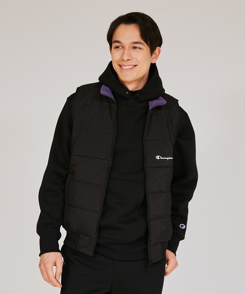 Champion Golf(チャンピオンゴルフ)の「【Champion/チャンピオン】メンズ GOLF ジップベスト(ベスト・メンズ・ブラック/ネイビー/グリーン・X-LARGE/LARGE/MEDIUM)」の1枚目の写真