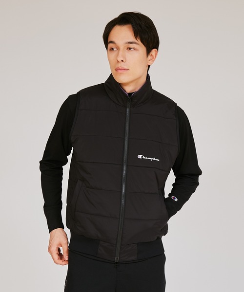 Champion Golf(チャンピオンゴルフ)の「【Champion/チャンピオン】メンズ GOLF ジップベスト(ベスト・メンズ・ブラック/ネイビー/グリーン・X-LARGE/LARGE/MEDIUM)」の4枚目の写真