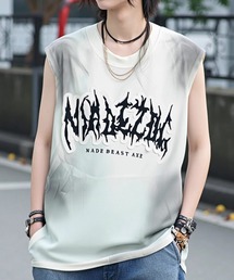 ARULE（アルール）の「A'GEM/9 × .kom 『ARULE/アルール』スプレーノースリーブ（Tシャツ/カットソー）」