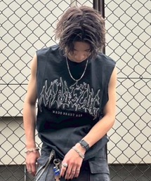 ARULE（アルール）の「A'GEM/9 × .kom 『ARULE/アルール』スプレーノースリーブ（Tシャツ/カットソー）」