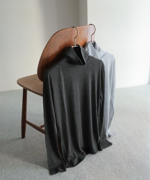 新品未使用タグ付き　ウールテレコタートル　トップグレー Curensology｜ウールテレコタートル | Rakuten Fashion(楽天