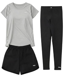 セール】【FILA/フィラ】レディース水陸両用フィットネスウェア3点