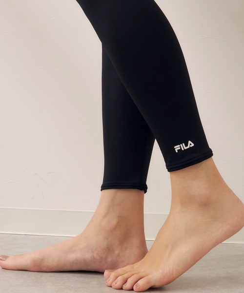 FILA（フィラ）の「マルチウェイ セットアップ 3点セット (ラッシュガード / フィットネスフェア)（ラッシュガード・レディース・ホワイト系/ダークパープル/ミント/ベージュ/グレー系/ブラック×ピンク・SMALL/MEDIUM/X-LARGE/LARGE/XXXX-LARGE/XXX-LARGE/XX-LARGE）」の12枚目の写真