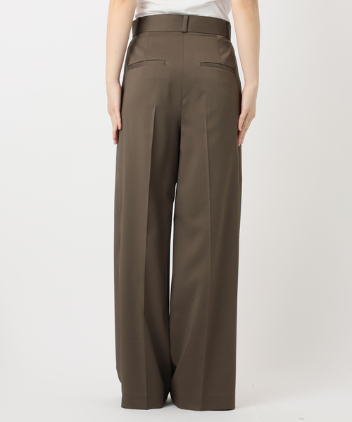 追加》【洗える】エステルツイルストレッチスラックスパンツ 8