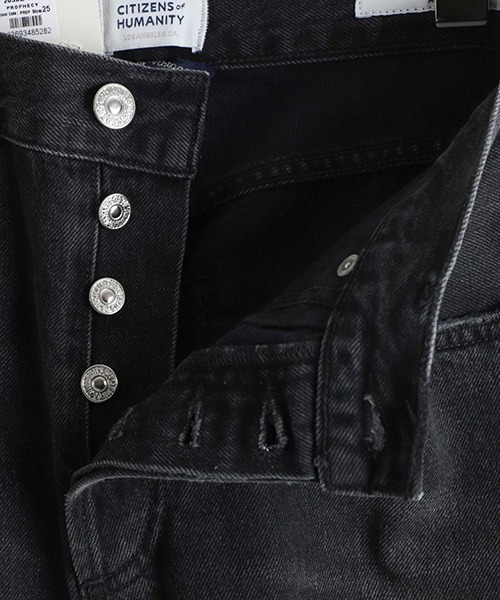Citizens of humanity（シチズンズオブヒューマニティー）の「CITIZENS of HUMANITY / シチズンズ・オブ・ヒューマニティ：ANNINA 30IN PROPHECY：2038B-1193[DEA]（デニムパンツ・レディース・ブラック・26inch/25inch）」の3枚目の写真