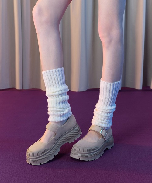 Darra ダラ リジッドソールプラットフォームメリージェーン