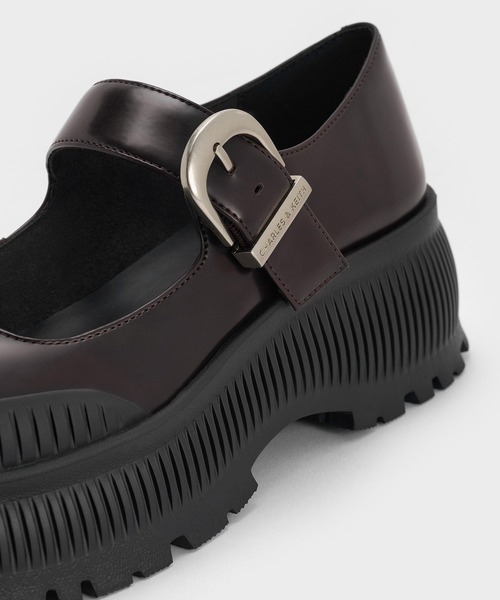 Darra ダラ リジッドソールプラットフォームメリージェーン（パンプス