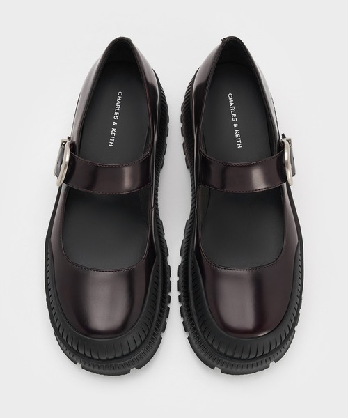 CHARLES & KEITHダラリジッドソールプラットフォームメリージェーン Darra ダラ リジッドソールプラットフォームメリージェーン