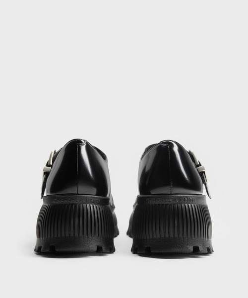 CHARLES & KEITH（チャールズ & キース）の「Darra ダラ リジッドソールプラットフォームメリージェーン（パンプス・レディース・バーガンディー/ブラック系その他7/ベージュ・23cm/22.5cm/24.5cm/23.5cm/26.5cm/25.5cm/25cm）」の19枚目の写真