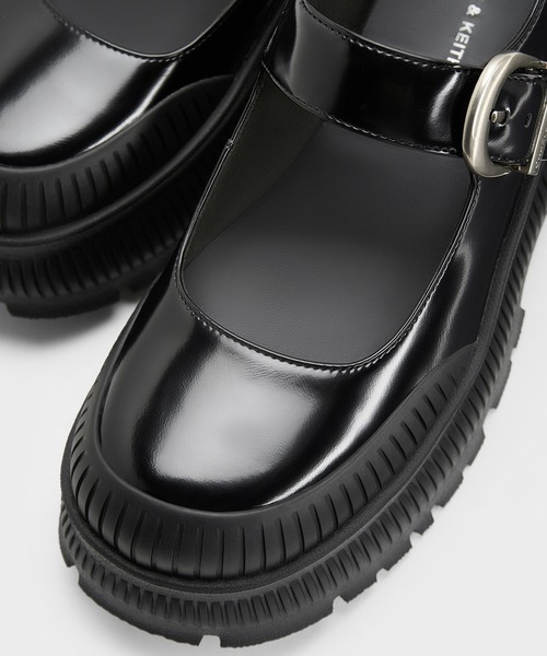 CHARLES & KEITH（チャールズ & キース）の「Darra ダラ リジッドソールプラットフォームメリージェーン（パンプス・レディース・バーガンディー/ブラック系その他7/ベージュ・23cm/22.5cm/24.5cm/23.5cm/26.5cm/25.5cm/25cm）」の20枚目の写真