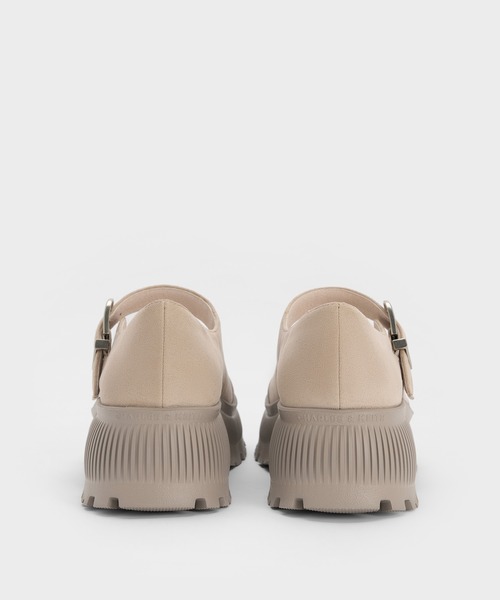 Darra ダラ リジッドソールプラットフォームメリージェーン