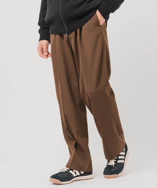 EDIFICE(エディフィス)の「ウールドビー カルゼ パンツ(スラックス・メンズ・ブラウン/ブラック/アーミー・SMALL/MEDIUM/LARGE)」の3枚目の写真