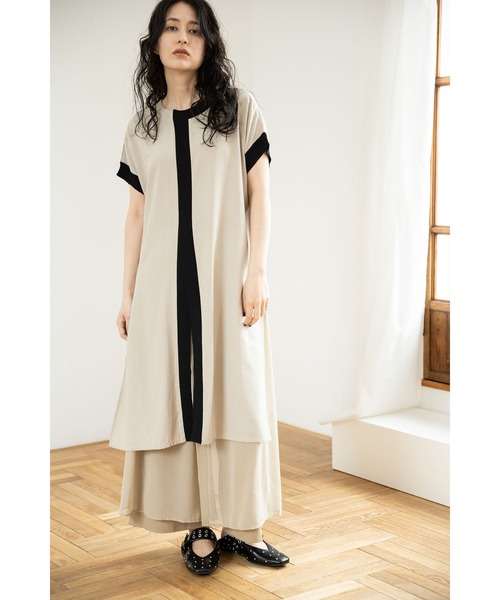 新品 オズモーシス シフォン レイヤード スカート ロングスカート OSMOSIS - OSMOSIS オズモーシス シフォンレイヤードスカートの