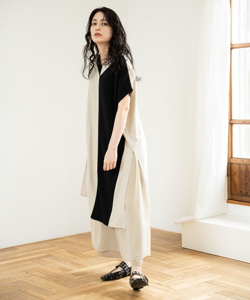 OSMOSIS(オズモーシス)の「シフォンレイヤードパンツ(その他パンツ・レディース・ベージュ/グレー/ブラック・ONE SIZE)」の18枚目の写真