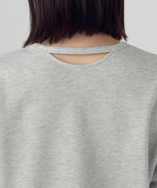 COMME CA ISM（コムサイズム）の「ラメ スウェット Ｔシャツ（Tシャツ/カットソー・レディース・ライトグレー/チャコール・FREE）」の18枚目の写真