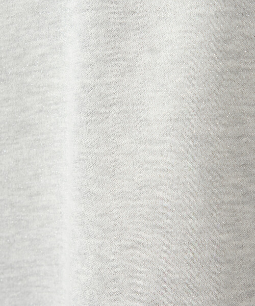 COMME CA ISM（コムサイズム）の「ラメ スウェット Ｔシャツ（Tシャツ/カットソー・レディース・ライトグレー/チャコール・FREE）」の21枚目の写真