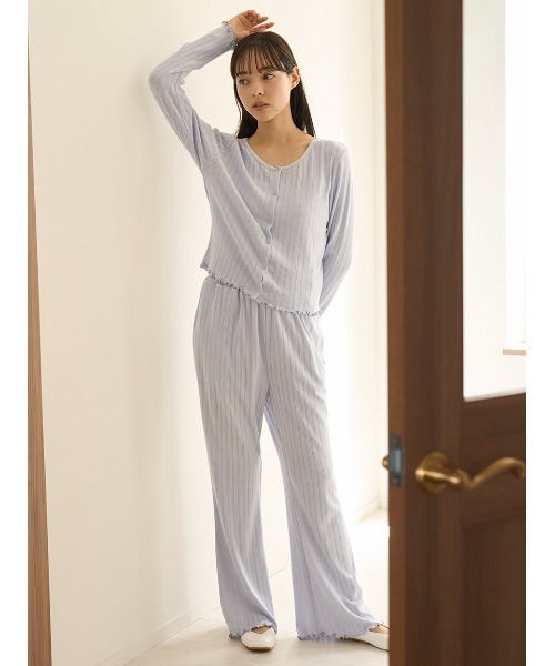 針抜きロングパンツ（ルームウェア/パジャマ）｜gelato pique