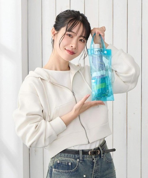 ROOTOTE(ルートート)の「ルートート / 折り畳み傘用トート / SN.CASA.オリ.クリアーA(折りたたみ傘・メンズ・スモークグレー/ブルー/イエロー/ピンク・FREE)」の1枚目の写真