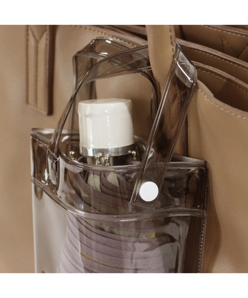 ROOTOTE(ルートート)の「ルートート / 折り畳み傘用トート / SN.CASA.オリ.クリアーA(折りたたみ傘・メンズ・スモークグレー/ブルー/イエロー/ピンク・FREE)」の16枚目の写真