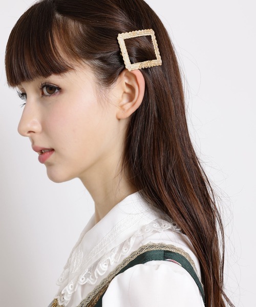 MILK(ミルク)の「フレーム ヘアーデコ(バレッタ/ヘアクリップ・レディース・B/A/C・FREE)」の1枚目の写真