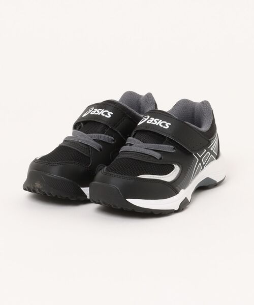 ASICS(アシックス)の「ASICS アシックス 16-20 LAZERBEAM KG-MG 16-20 レーザービーム KG-MG 1154A213-001 BLK/WHT(スニーカー・キッズ・ブラック・19/18.5/18/17.5/17/16.5/16/20/19.5)」の1枚目の写真