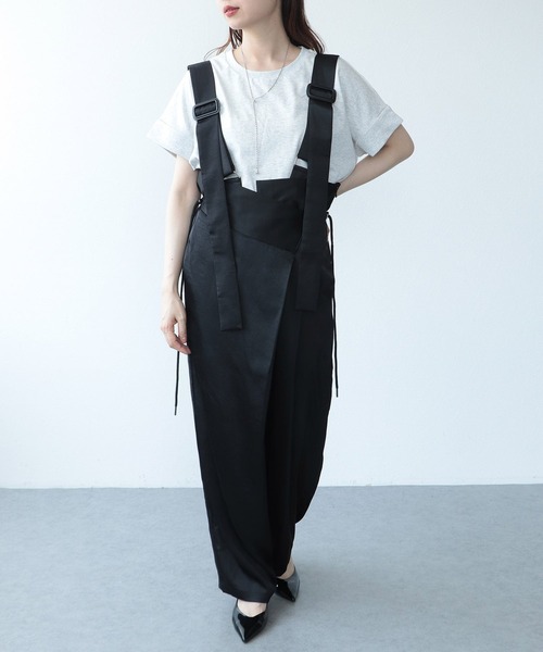 Cepica（セピカ）の「サテン3WAYサロペット（サロペット/オーバーオール・レディース・ブラック・FREE）」の20枚目の写真