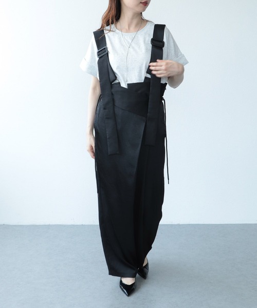 Cepica（セピカ）の「サテン3WAYサロペット（サロペット/オーバーオール・レディース・ブラック・FREE）」の21枚目の写真