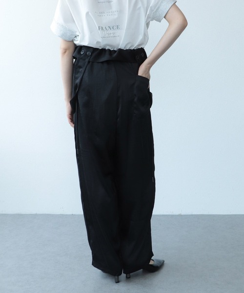 Cepica（セピカ）の「サテン3WAYサロペット（サロペット/オーバーオール・レディース・ブラック・FREE）」の7枚目の写真