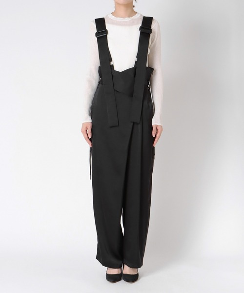 Cepica（セピカ）の「サテン3WAYサロペット（サロペット/オーバーオール・レディース・ブラック・FREE）」の10枚目の写真