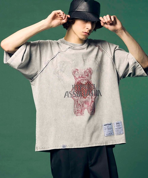 メゾンスペシャル HYPNOSE Bear Tシャツ グレー 即完売品 MAISON SPECIAL tシャツ 「UNISEX」「Hypnose Association for