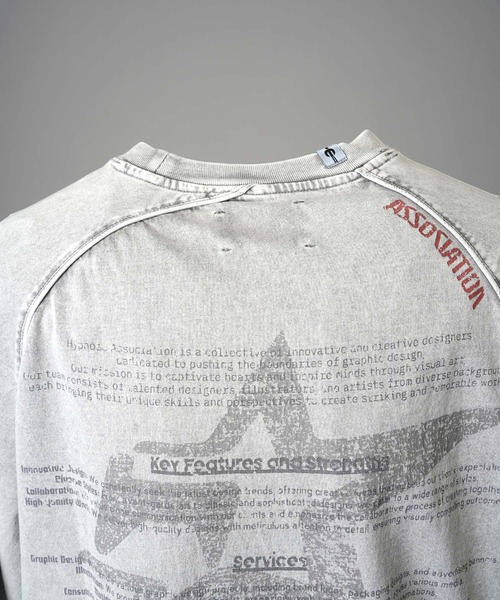 メゾンスペシャル HYPNOSE Bear Tシャツ グレー 即完売品 UNISEX》【Hypnose Association for MAISON SPECIAL】「Bear