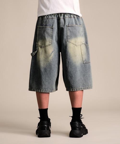 CALIFORNIA OUTFITTERS(カリフォルニア アウトフィッターズ)の「7A6 ワイドデニムハーフパンツ イージーパンツ バミューダパンツ 854(デニムパンツ・メンズ・ブルー系その他/ブルー/ライトブルー・L/M)」の11枚目の写真