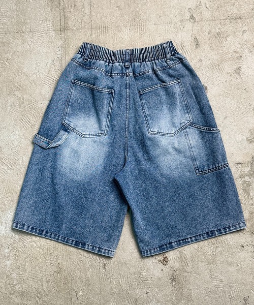 CALIFORNIA OUTFITTERS(カリフォルニア アウトフィッターズ)の「7A6 ワイドデニムハーフパンツ イージーパンツ バミューダパンツ 854(デニムパンツ・メンズ・ブルー系その他/ブルー/ライトブルー・L/M)」の22枚目の写真