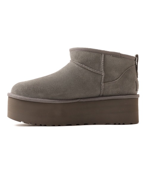 UGG(アグ)の「UGG W CLASSIC ULTRA MINI / アグ クラシック ウルトラ ミニ プラットフォーム(ブーツ・レディース・グレー・23.0cm/24.0cm/25.0cm/22.0cm)」の5枚目の写真