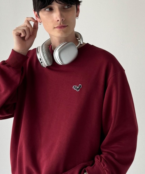 Classical Origin(クラシカルオリジン)の「「背中で魅せる。」バック刺繍入りスウェットトレーナー(長袖)/Back Embroidery Sweat Trainer(スウェット・メンズ・杢グレー/ホワイト/レッド/ブラック・SMALL/MEDIUM/LARGE)」の1枚目の写真