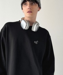 「背中で魅せる。」バック刺繍入りスウェットトレーナー（長袖）／Back Embroidery Sweat Trainer