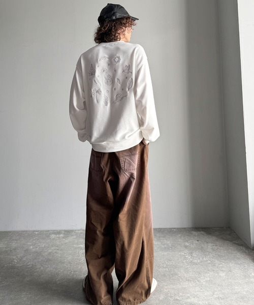 Classical Origin(クラシカルオリジン)の「「背中で魅せる。」バック刺繍入りスウェットトレーナー(長袖)/Back Embroidery Sweat Trainer(スウェット・メンズ・杢グレー/ホワイト/レッド/ブラック・SMALL/MEDIUM/LARGE)」の12枚目の写真