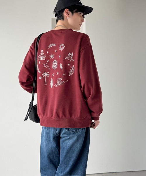 Classical Origin(クラシカルオリジン)の「「背中で魅せる。」バック刺繍入りスウェットトレーナー(長袖)/Back Embroidery Sweat Trainer(スウェット・メンズ・杢グレー/ホワイト/レッド/ブラック・SMALL/MEDIUM/LARGE)」の22枚目の写真