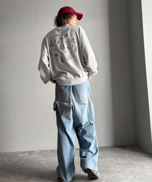 Classical Origin(クラシカルオリジン)の「「背中で魅せる。」バック刺繍入りスウェットトレーナー(長袖)/Back Embroidery Sweat Trainer(スウェット・メンズ・杢グレー/ホワイト/レッド/ブラック・SMALL/MEDIUM/LARGE)」の20枚目の写真