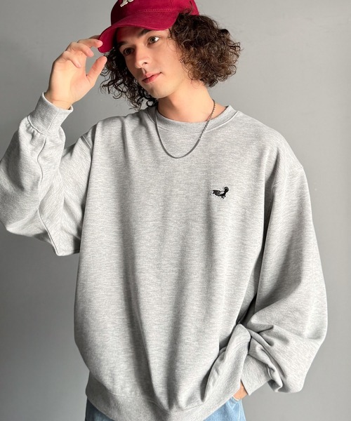 Classical Origin(クラシカルオリジン)の「「背中で魅せる。」バック刺繍入りスウェットトレーナー(長袖)/Back Embroidery Sweat Trainer(スウェット・メンズ・杢グレー/ホワイト/レッド/ブラック・SMALL/MEDIUM/LARGE)」の18枚目の写真