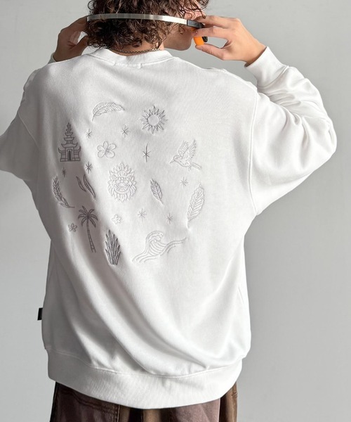 Classical Origin(クラシカルオリジン)の「「背中で魅せる。」バック刺繍入りスウェットトレーナー(長袖)/Back Embroidery Sweat Trainer(スウェット・メンズ・杢グレー/ホワイト/レッド/ブラック・SMALL/MEDIUM/LARGE)」の10枚目の写真